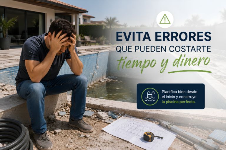 errores al construir tu piscina